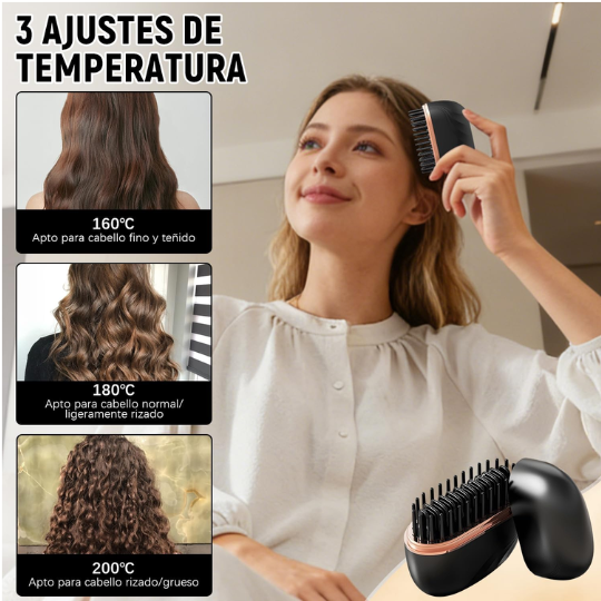 Slider Mini Alaciadora de Cabello Inalámbrico
