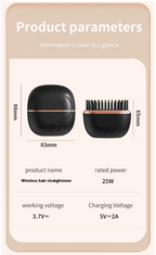 Slider Mini Alaciadora de Cabello Inalámbrico